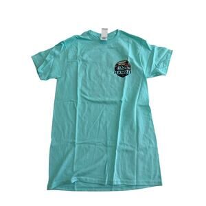 Delta Pro Weight NWT Men's Hawaii Graphic Crewneck Tee - Small Teal